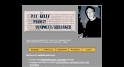 Desktop Screenshot of patkellymusic.com
